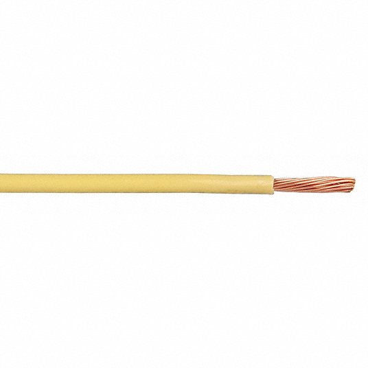 Southwire 22978101 Building Wire, THHN, 10 AWG, 500 ft, Yellow, Nylon Jacket, PVC Insulation - KVM Tools Inc.KV4W010