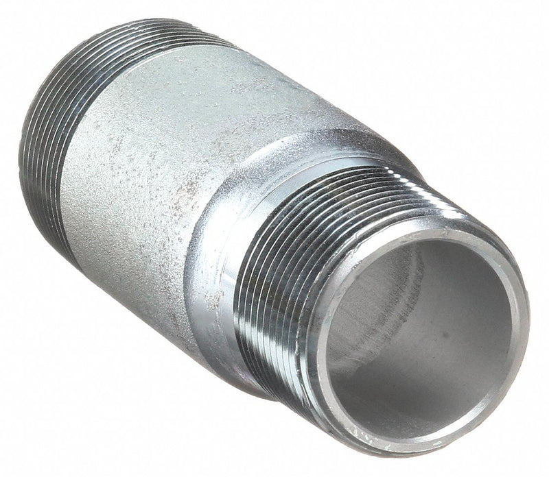 Approved Vendor 0338024854 Metal Pipe Straight, 1/2 in x 3/8 in, Male NPT Threaded x Male NPT Threaded