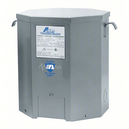 Acme T2535173S Single Phase Transformer 240V AC/480V AC, 120V AC/240V AC, Wall, Aluminum, Single - KVM Tools Inc.KV4WUC3