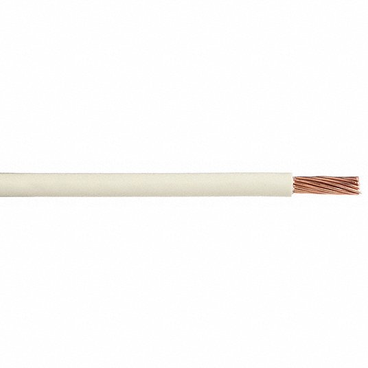 Southwire 20494101 Building Wire, THHN, 6 AWG, 500 ft, White, Nylon Jacket, PVC Insulation - KVM Tools Inc.KV4WZL8