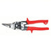 Crescent Wiss M1R Aviation Snip Left, 9 3/4 in Overall Lg, 1 1/2 in Cutting Lg, Steel, Plastic, Steel - KVM Tools Inc.KV4X863