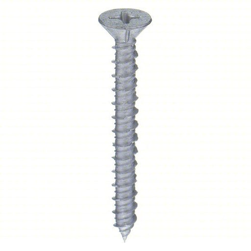 Fabory U70556.025.0125 Concrete Anchor Screw 1 1/4 in Overall Lg, 1/4 in Dia, Stainless Steel, 100 PK - KVM Tools Inc.KV4XFY8