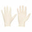 Touchntuff 69-318 Lightweight Latex Exam Gloves, Natural Rubber Latex, Powder Free, Natural, 100 PK - KVM Tools Inc.KV4XT04