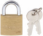 Master Lock 4130KAWWG Brass Padlock Keyed Alike