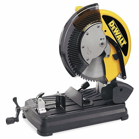 DeWalt DW872 Chop Saw 14 in Blade Dia., 1,300 RPM Max. Blade Speed, 5 3/16 in Round Cut Capacity @ 0 Deg. - KVM Tools Inc.KV4YL17