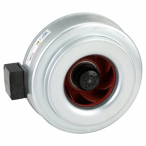 Fantech 45020 In - Line Duct Fan 940 cfm Max., 12 in Duct, 300 W, 120V AC, 1 Ph, IP44, Galvanized Steel - KVM Tools Inc.KV4YM42