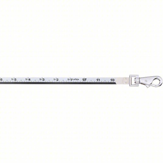 Lufkin CN1293SMEF59N Double Duty Oil Gauging Tape Measure 50 ft / 15 m, Swivel Snap Tip, Steel, Silver - KVM Tools Inc.KV4YRT1