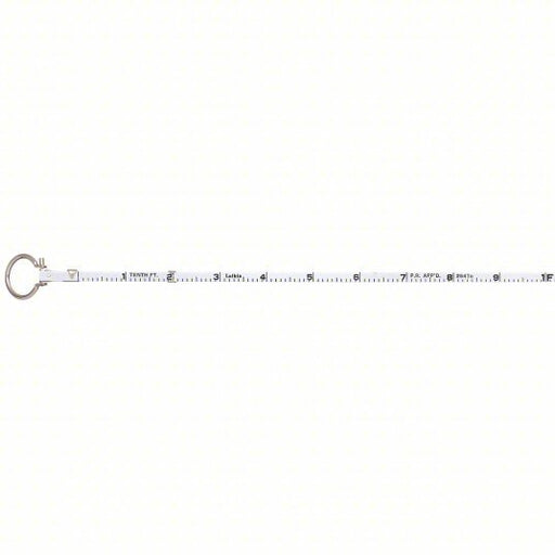 Crescent Lufkin C2276DN Derrick Tape Measure 100 ft, Ring Tip, Steel, SAE, 100 ft Blade Lg (SAE), Silver - KVM Tools Inc.KV4YRV1