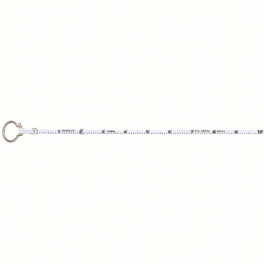 C2276dn Crescent Lufkin C2276DN Derrick Tape Measure 100 ft, Ring Tip, Steel ...