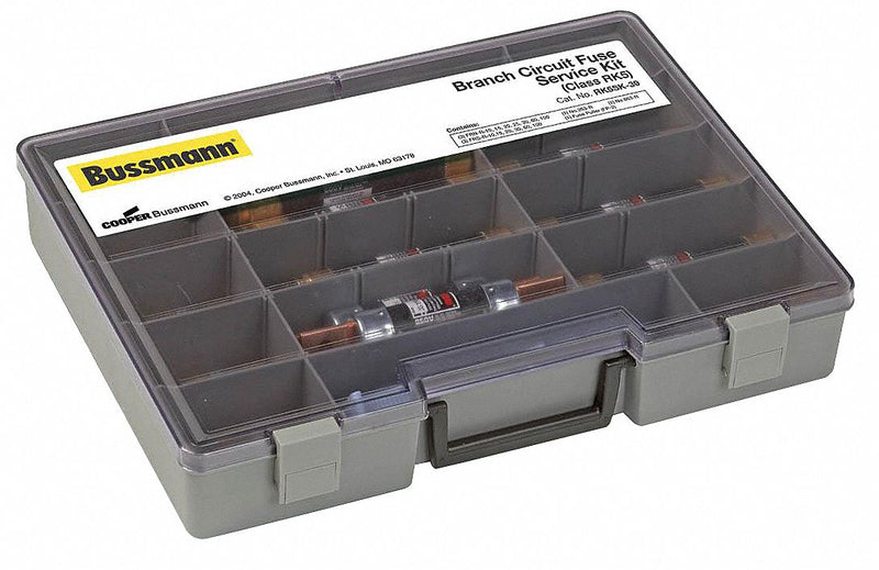 Bussmann RK5SK-39 Fuse Kit, Includes Series FRN-R/FRS-R, RK5 Fuses, 10 A – 100 A Range