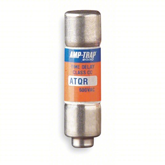 Mersen ATQR15 UL Class CC Fuse Time Delay, 15 A, ATQR, Cylindrical Body, Nonindicating, 300V DC - KVM Tools Inc.KV4ZCF9