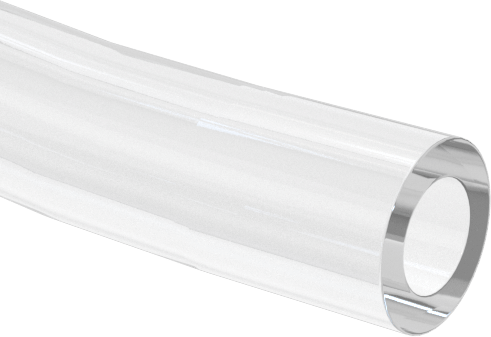 McMaster 50315K68 Firm Polyurethane Rubber Tubing for Air and Water, Clear, 2.4 mm ID, 4 mm OD, 25 ft Length