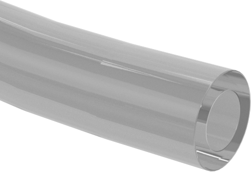 McMaster 50315K68 Firm Polyurethane Rubber Tubing for Air and Water, Clear, 2.4 mm ID, 4 mm OD, 25 ft Length