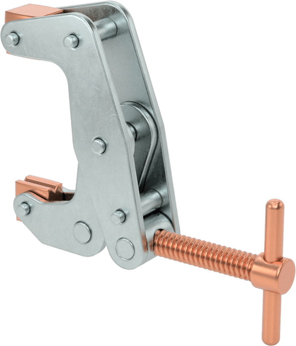 McMaster 5046A11 No-Twist C-Clamp, Steel, T-Handle, 0"–1" Opening, 350 lb Capacity