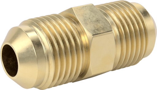 McMaster 50635K514 45 Degree Flared Fitting for Copper and Brass Tubing, Straight Connector for 3/8" Tube OD