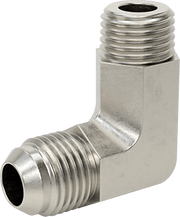 McMaster 50715K183 37 Degree Flared Fitting for Stainless Steel Tubing 90 Degree Adapter for 3/8" Tube OD x 1/4 NPT Male - KVM Tools Inc.KV50715K183