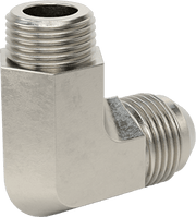 McMaster 50715K185 37 Degree Flared Fitting for Stainless Steel Tubing 90 Degree Adapter for 1/2" Tube OD x 3/8 NPT Male - KVM Tools Inc.KV50715K185