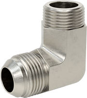 McMaster 50715K187 37 Degree Flared Fitting for Stainless Steel Tubing 90 Degree Adapter for 3/4" Tube OD x 3/4 NPT Male - KVM Tools Inc.KV50715K187