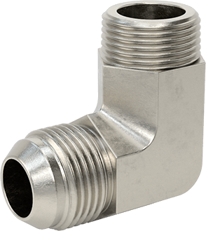 McMaster 50715K187 37 Degree Flared Fitting for Stainless Steel Tubing 90 Degree Adapter for 3/4" Tube OD x 3/4 NPT Male - KVM Tools Inc.KV50715K187