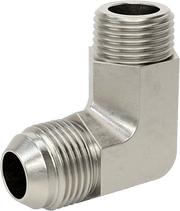 McMaster 50715K289 37 Degree Flared Fitting for Stainless Steel Tubing 90 Degree Adapter for 5/8" Tube OD x 1/2 NPT Male - KVM Tools Inc.KV50715K289