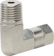 McMaster 50715K945 37 Degree Flared Fitting for Stainless Steel Tubing 90 Degree Swivel Adapter for 1/4" Tube OD x 1/4 NPT Male - KVM Tools Inc.KV50715K945