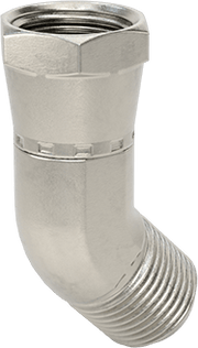 McMaster 50715K947 37 Degree Flared Fitting for Stainless Steel Tubing 45 Degree Elbow Adapter for 1/2" OD Tube x Female Tube - KVM Tools Inc.KV50715K947