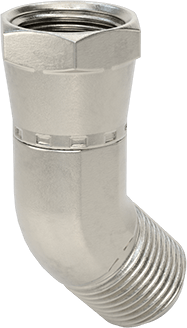 McMaster 50715K947 37 Degree Flared Fitting for Stainless Steel Tubing 45 Degree Elbow Adapter for 1/2" OD Tube x Female Tube - KVM Tools Inc.KV50715K947