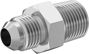 McMaster 50715K164 37 Degree Flared Fitting for Stainless Steel Tubing Straight Adapter for 3/8" Tube OD x 3/8 NPT Male - KVM Tools Inc.KV50715K164
