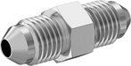 McMaster 50715K261 37 Degree Flared Fitting for Stainless Steel Tubing Straight Connector for 1/4" Tube OD - KVM Tools Inc.KV50715K261