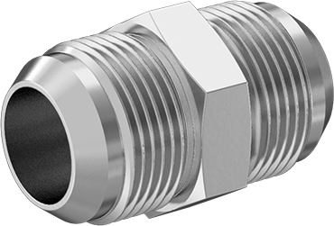 McMaster 50715K265 37 Degree Flared Fitting for Stainless Steel Tubing Straight Connector for 1" Tube OD - KVM Tools Inc.KV50715K265