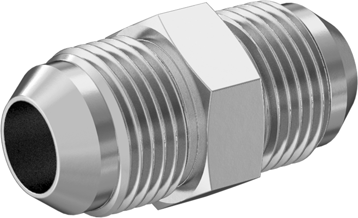 McMaster 50715K267 37 Degree Flared Fitting for Stainless Steel Tubing Straight Connector for 5/8" Tube OD - KVM Tools Inc.KV50715K267