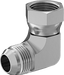 McMaster 50715K537 37 Degree Flared Fitting for Stainless Steel Tubing 90 Degree Swivel Adapter for 3/4" OD Tube x Female Tube - KVM Tools Inc.KV50715K537
