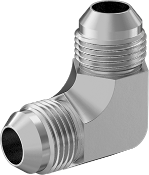 McMaster 50715K565 37 Degree Flared Fitting for Stainless Steel Tubing 90 Degree Elbow Connector for 1/2" Tube OD - KVM Tools Inc.KV50715K565