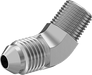 McMaster 50715K639 37 Degree Flared Fitting for Stainless Steel Tubing 45 Degree Adapter for 1/4" Tube OD x 1/8 NPT Male - KVM Tools Inc.KV50715K639