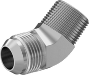 McMaster 50715K653 37 Degree Flared Fitting for Stainless Steel Tubing 45 Degree Adapter for 3/4" Tube OD x 3/4 NPT Male - KVM Tools Inc.KV50715K653