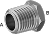 McMaster 7833K96 High-Pressure Precision Flow-Adjustment Valve, Metal-to-Metal Seat, 316 Stainless Steel Body, 1/4 NPT Female x Female