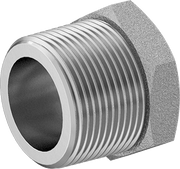 McMaster 50925K266 Compact Extreme - Pressure Steel Pipe Fitting Bushing Adapter, 1 - 1/4 NPTF Male x 1 NPTF Female - KVM Tools Inc.KV50925K266