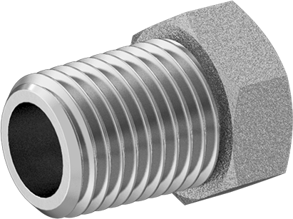 McMaster 50925K341 Compact Extreme - Pressure Steel Pipe Fitting Bushing Adapter, 1/4 NPTF Male x 1/8 NPTF Female - KVM Tools Inc.KV50925K341