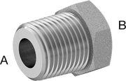 McMaster 50925K341 Compact Extreme - Pressure Steel Pipe Fitting Bushing Adapter, 1/4 NPTF Male x 1/8 NPTF Female - KVM Tools Inc.KV50925K341