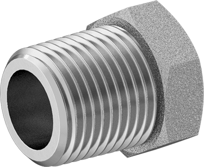 McMaster 50925K345 Compact Extreme - Pressure Steel Pipe Fitting Bushing Adapter, 3/8 NPTF Male x 1/4 NPTF Female - KVM Tools Inc.KV50925K345