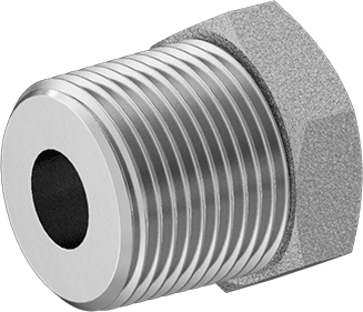 McMaster 50925K354 Compact Extreme - Pressure Steel Pipe Fitting Bushing Adapter, 3/4 NPTF Male x 1/4 NPTF Female - KVM Tools Inc.KV50925K354