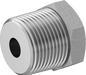McMaster 50925K532 Compact Extreme - Pressure Steel Pipe Fitting Bushing Adapter, 1 NPTF Male x 1/4 NPTF Female - KVM Tools Inc.KV50925K532