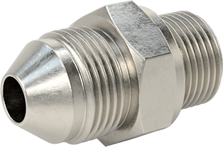 McMaster 5097K101 37 Degree Flared Fitting for Stainless Steel Tubing Straight Adapter for 1/2" Tube OD x 3/8 BSPP Male - KVM Tools Inc.KV5097K101