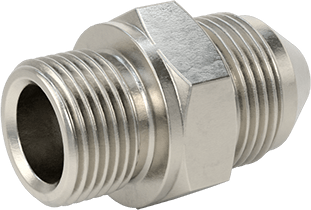 McMaster 5097K101 37 Degree Flared Fitting for Stainless Steel Tubing Straight Adapter for 1/2" Tube OD x 3/8 BSPP Male - KVM Tools Inc.KV5097K101