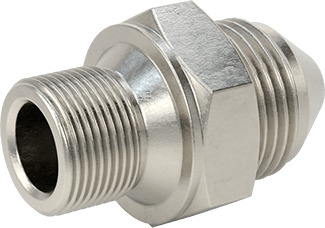 McMaster 5097K103 37 Degree Flared Fitting for Stainless Steel Tubing Straight Adapter for 3/4" Tube OD x 3/4 BSPP Male - KVM Tools Inc.KV5097K103