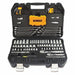 DeWalt DWMT73802 Mechanics Tool Kit,w/Case 142 Total Pcs, SAE, 1/4 in/3/8 in Socket Drive Size - KVM Tools Inc.KV50XM49