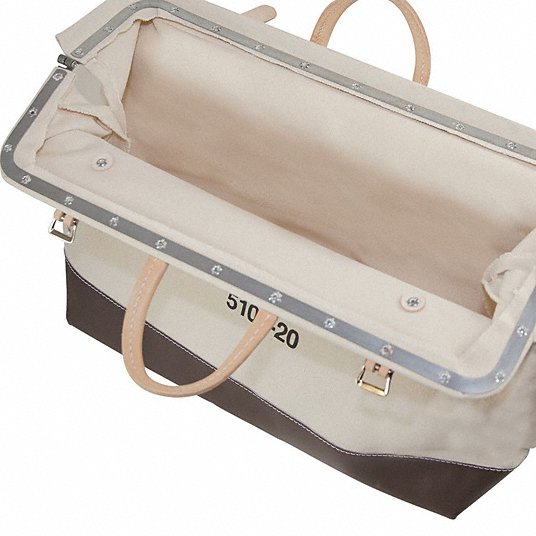 Klein 5102-20 Tool Bag 20 in W x 6 in D x 15 in H, Brown, Canvas, 1 Pockets, 1 Inside Pockets, Canvas