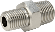 McMaster 51205K133 Extreme - Pressure 316 Stainless Steel Pipe Fitting Straight Reducer with Hex Body, 3/8 x 1/4 NPTF Male - KVM Tools Inc.KV51205K133