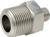 McMaster 51205K201 Extreme - Pressure 316 Stainless Steel Pipe Fitting Straight Reducer with Hex Body, 3/4 x 1/4 NPTF Male - KVM Tools Inc.KV51205K201