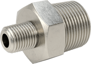 McMaster 51205K201 Extreme - Pressure 316 Stainless Steel Pipe Fitting Straight Reducer with Hex Body, 3/4 x 1/4 NPTF Male - KVM Tools Inc.KV51205K201
